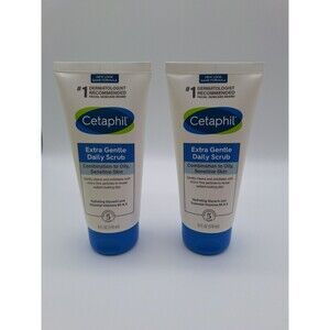 2 Pack Cetaphil Extra Gentle Daily Scrub - 6 fl oz Ea Combo Oily Sensitive Skin